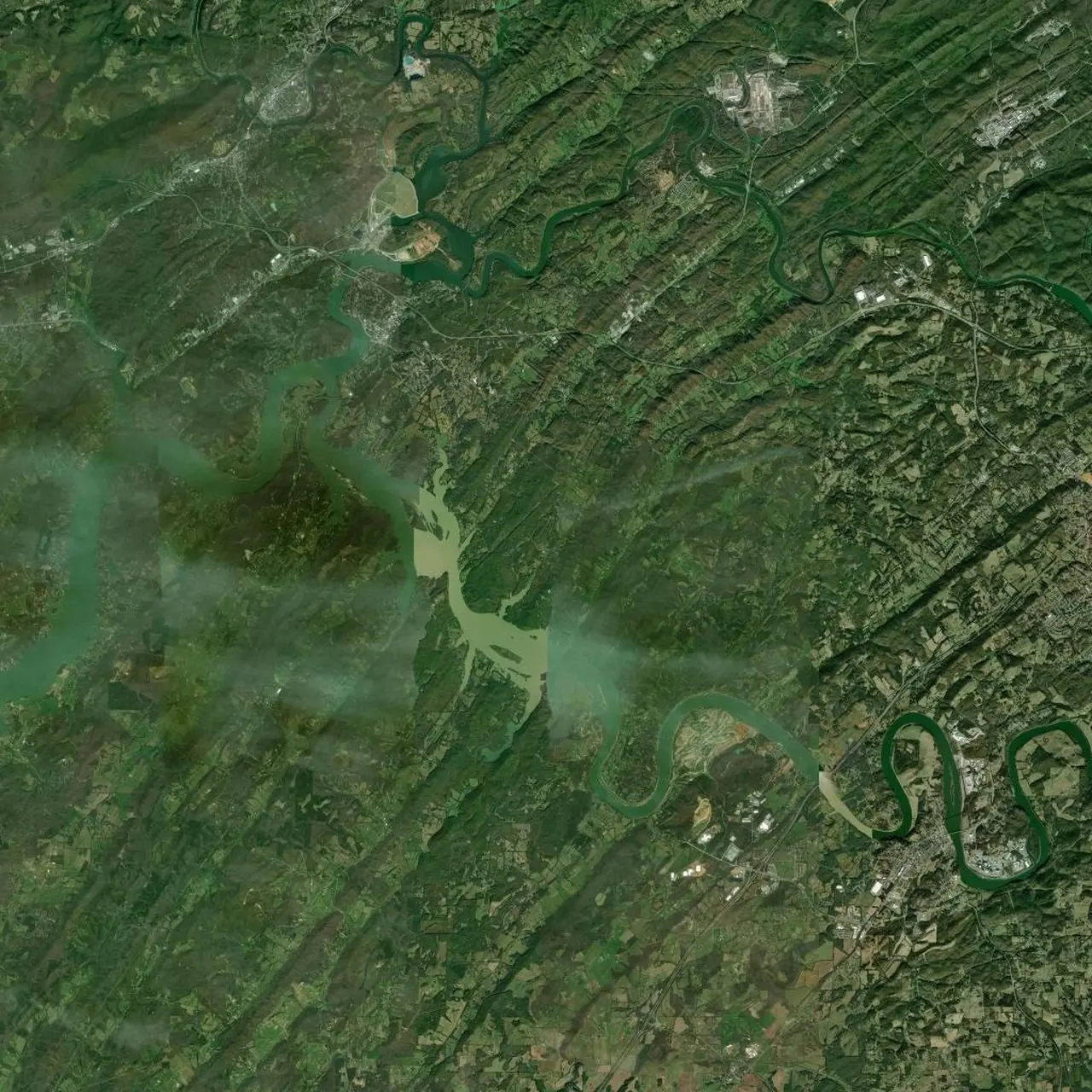 Loudon County and the Tennessee River corridor.