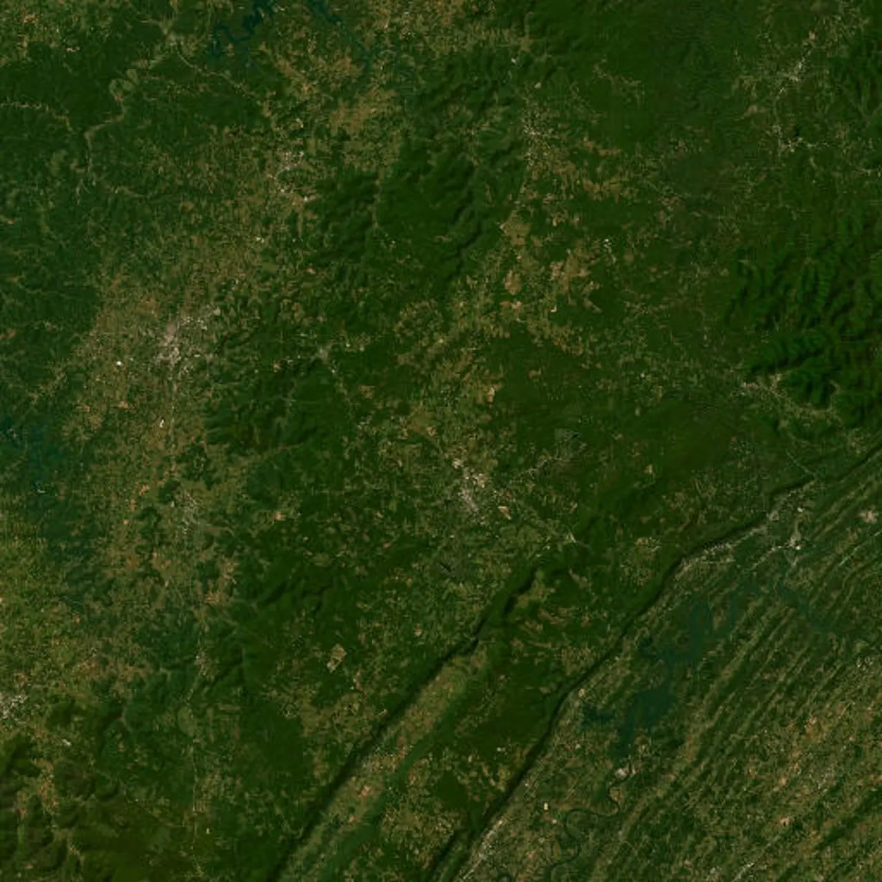 East Tennessee, the Valley and Ridge.